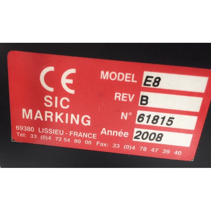 Système de marquage complet SIC E8 année 2008