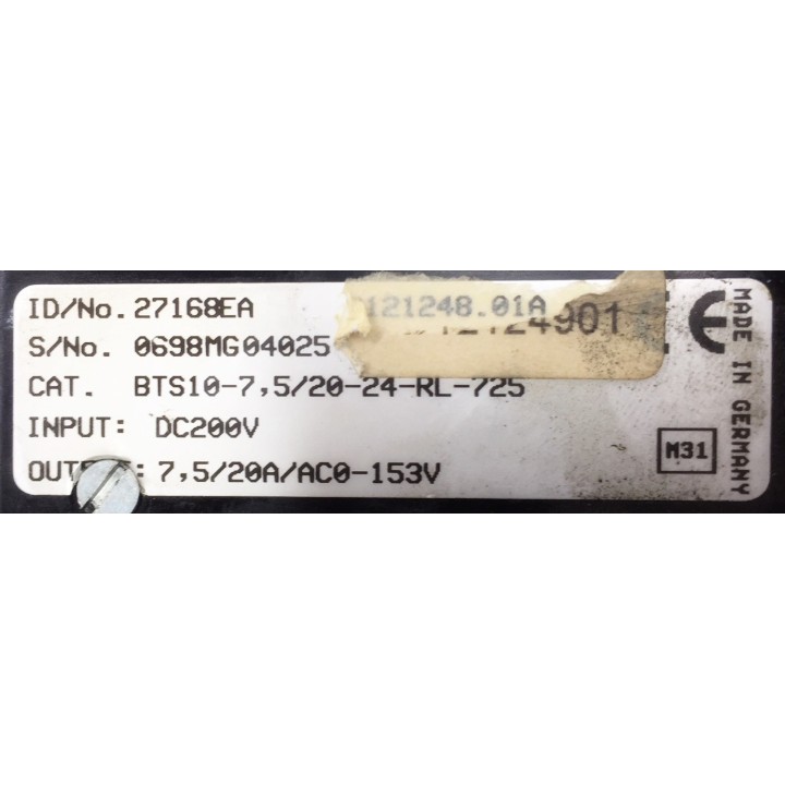 BALDOR BTS10-7,5/20-24-RL-725 axis drive