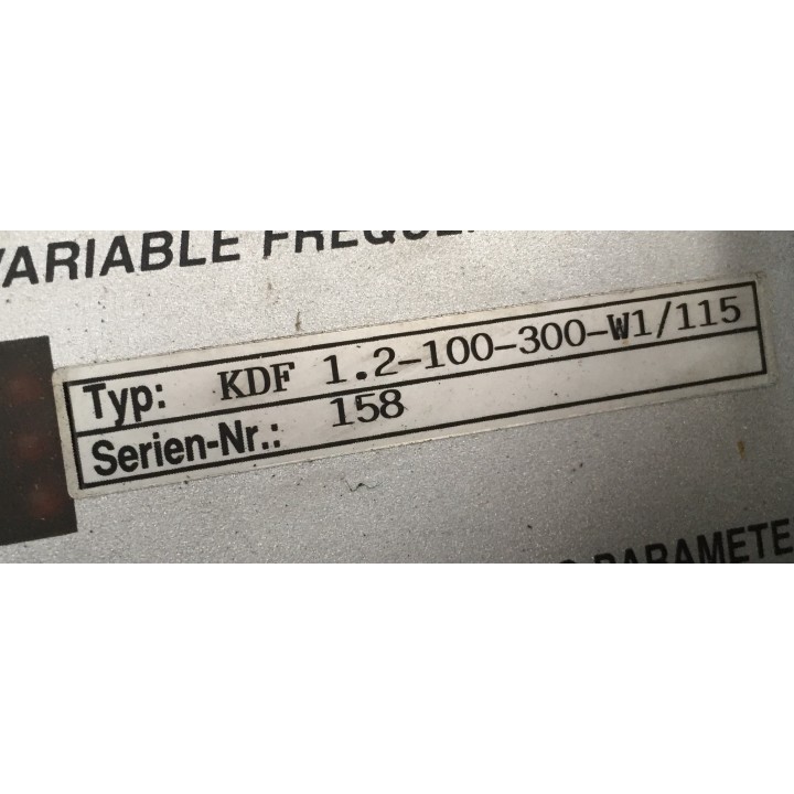 Variateur INDRAMAT KDF 1.2-100-300-W1/115