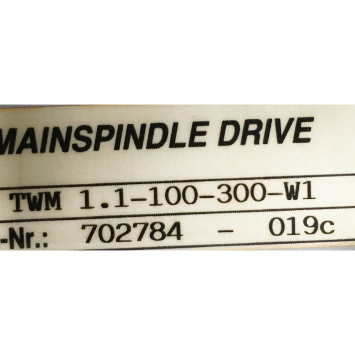 Variateur de broche INDRAMAT TWM 1.1-100-300-W1