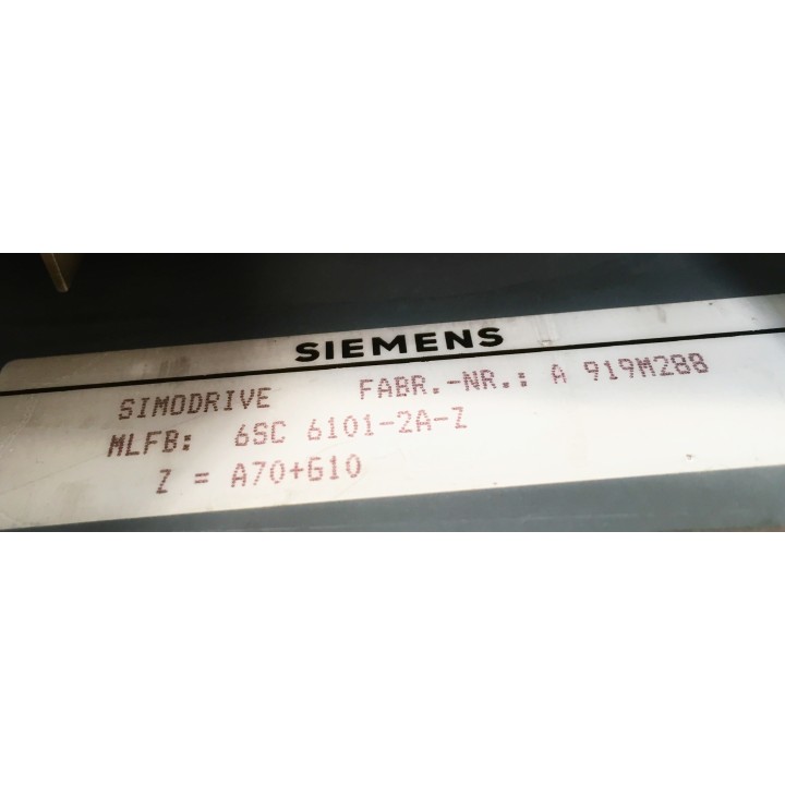 Variateur SIEMENS SIMODRIVE 6SC6101-2A-Z
