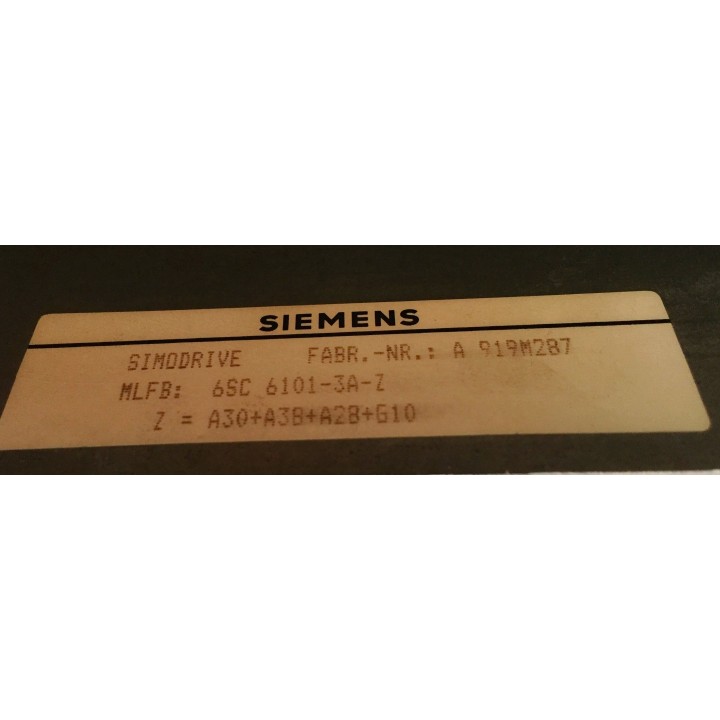 SIEMENS 6SC6101-3A-Z servo unit