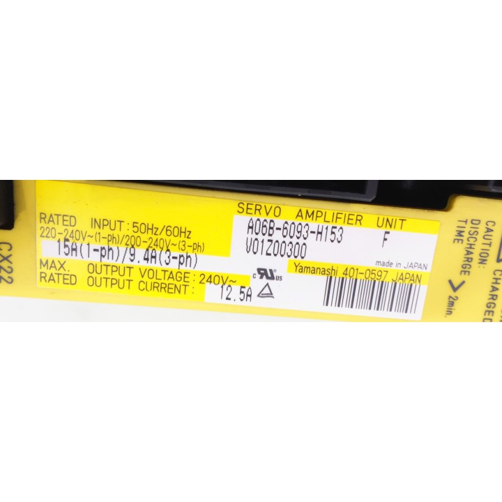 Variateur servo amplifier FANUC A06B-6093-H153