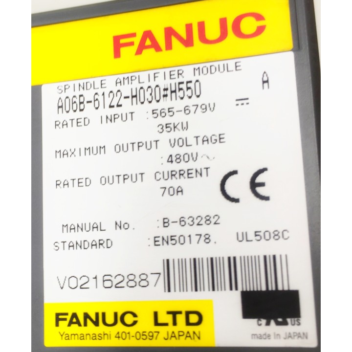 FANUC A06B-6122-H030 550 spindle drive unit