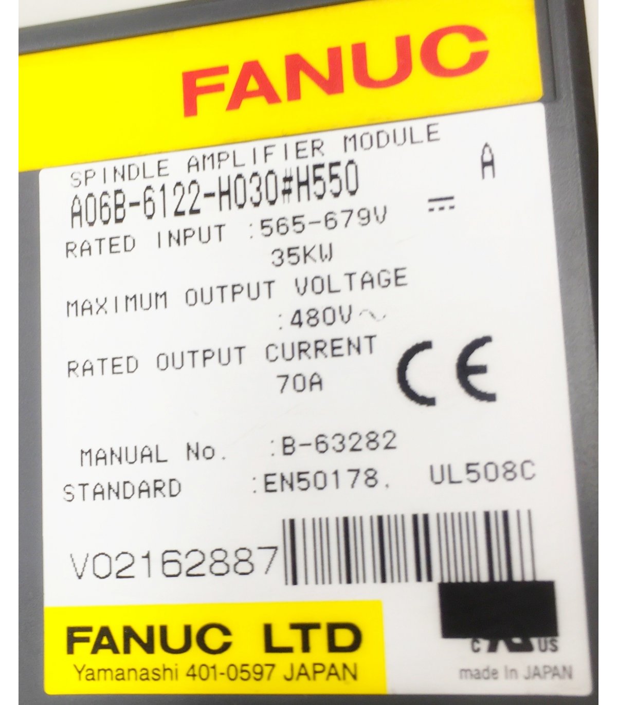 NEW IN BOX FANUC A06B-6164-H223#H580 SERVO AMPLIFIER A06B6164H223H580 EXPEDITED
