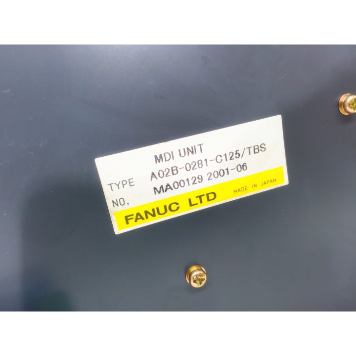 Clavier pupitre tour FANUC 21i-T A02B-0281-C125/TBS
