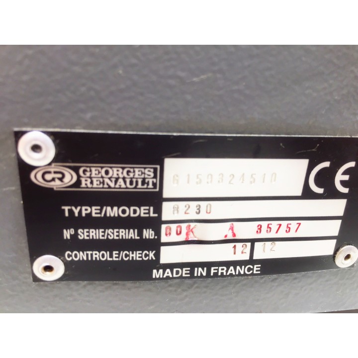 GEORGES RENAULT TWIN CVI type 8230 CNC