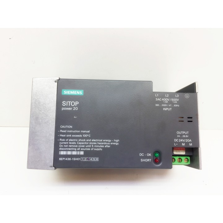 SIEMENS 6EP1436-1SH01 SITOP power 20 power supply