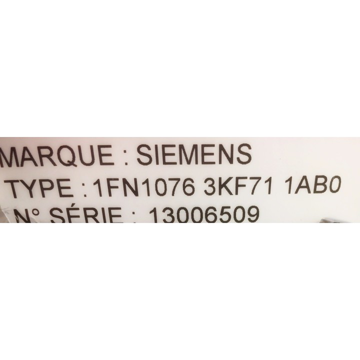 Moteur linéaire SIEMENS 1FN1076-3KF71-1AB0