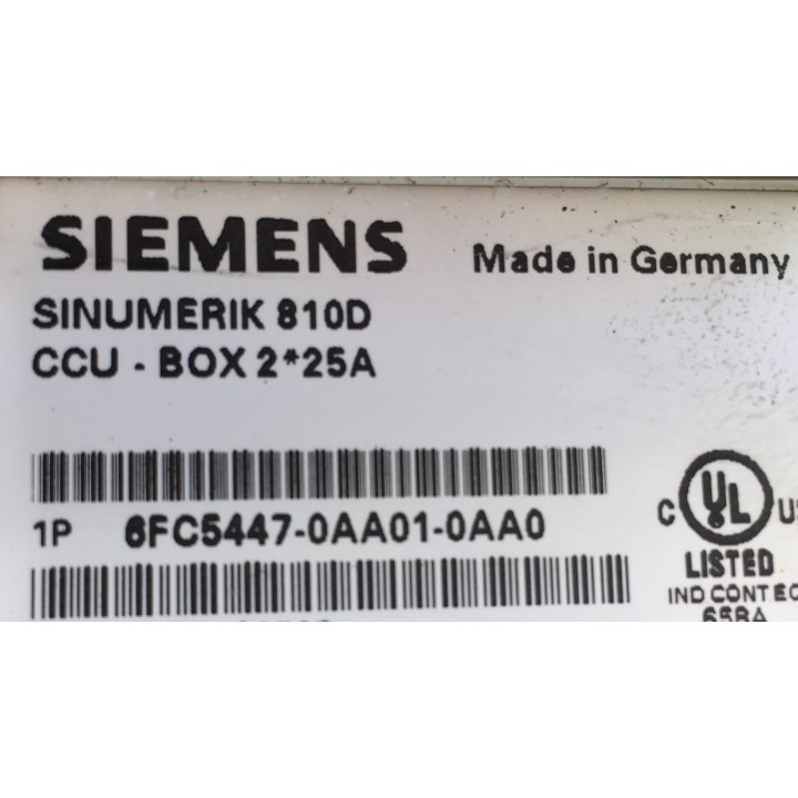 SIEMENS SINUMERIK 810D 6FC5447-0AA01-0AA0 CCU BOX