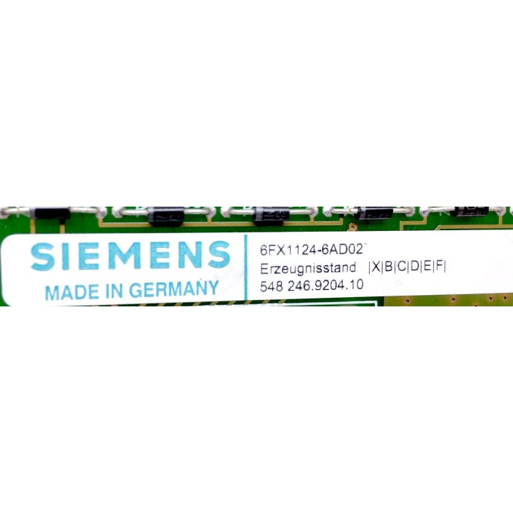 Carte E/S SIEMENS 6FX1124-6AD02
