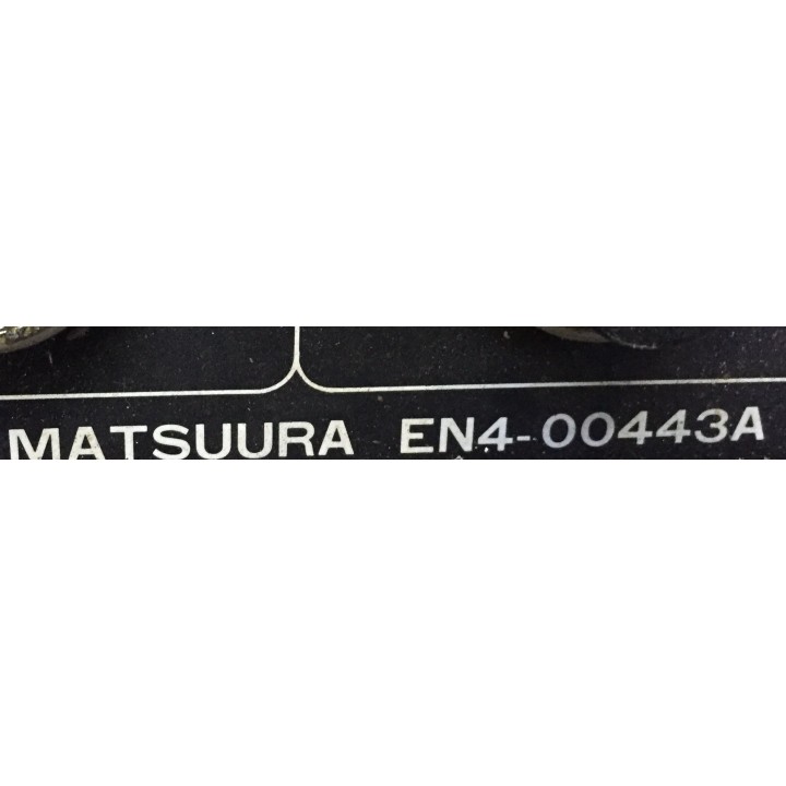 MATSUURA EN 4-00443A operator panel