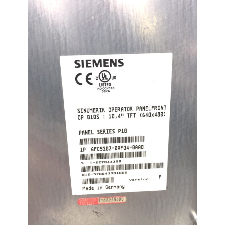 Pupitre complet SIEMENS 6FC5203-0AF04-0AA0