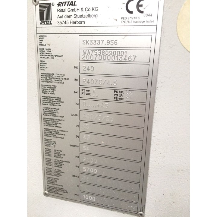 Groupe froid RITTAL SK3337.956 8,2 kw