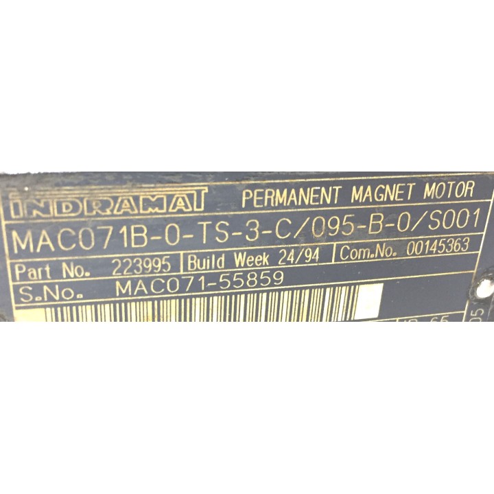 Moteur axe INDRAMAT MAC071B-0-TS-3-C/095-B-0/S001