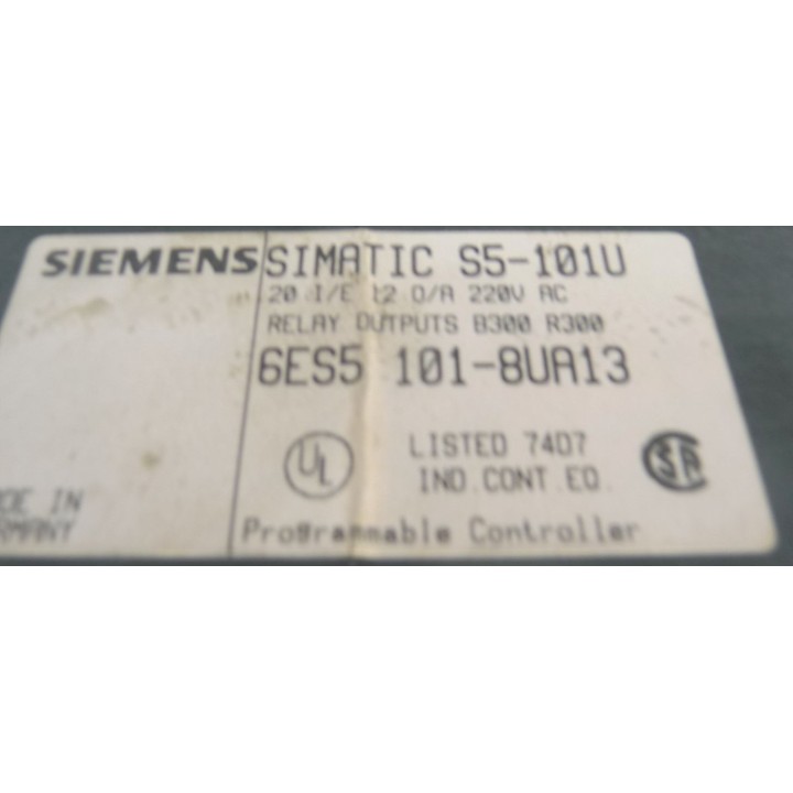 SIEMENS SIMATIC S5 6ES5 101-8UA13