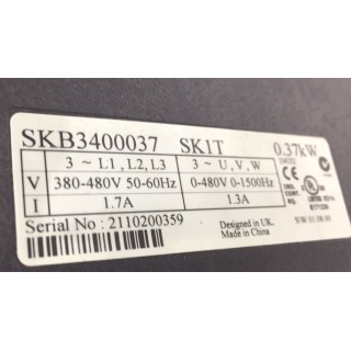 Variateur LEROY SOMER SKB3400037 0,37 kW