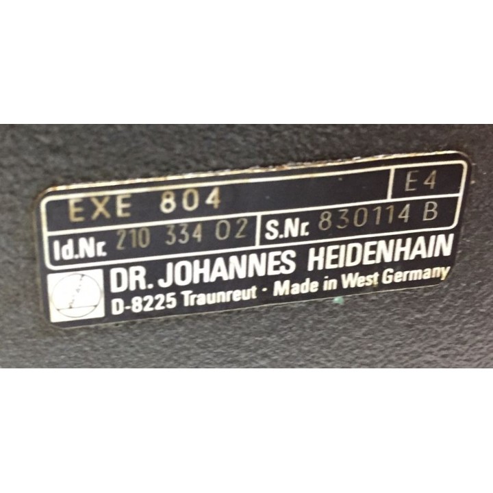 HEIDENHAIN EXE 804 interface