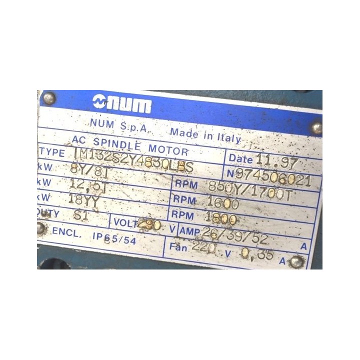AC SPINDLE MOTOR NUM IM132S2Y4830LBS