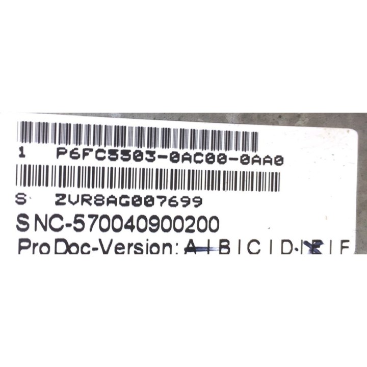 SIEMENS 6FC5503-0AC00-0AA0 operator panel