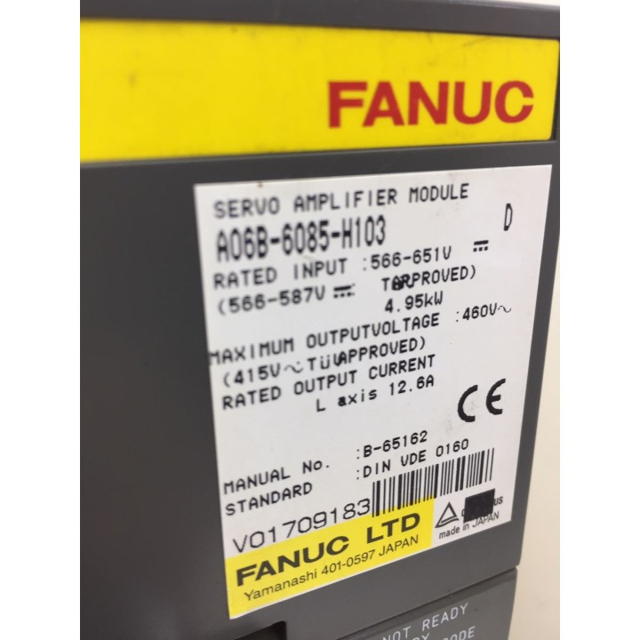 Variateur FANUC 1 axe A06B-6085-H103 type SVM-HV40