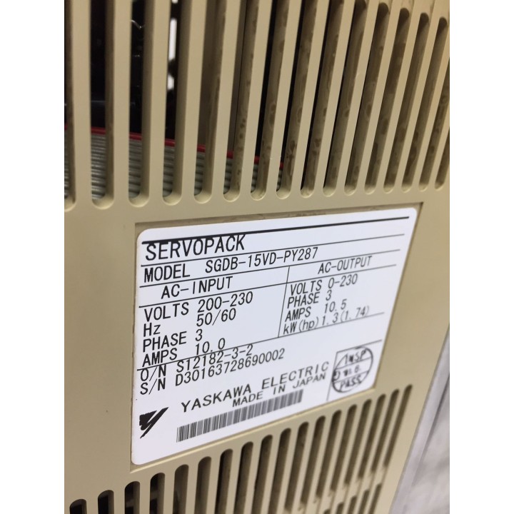 YASKAWA SGDB-15VD-P    Y287 servo unit