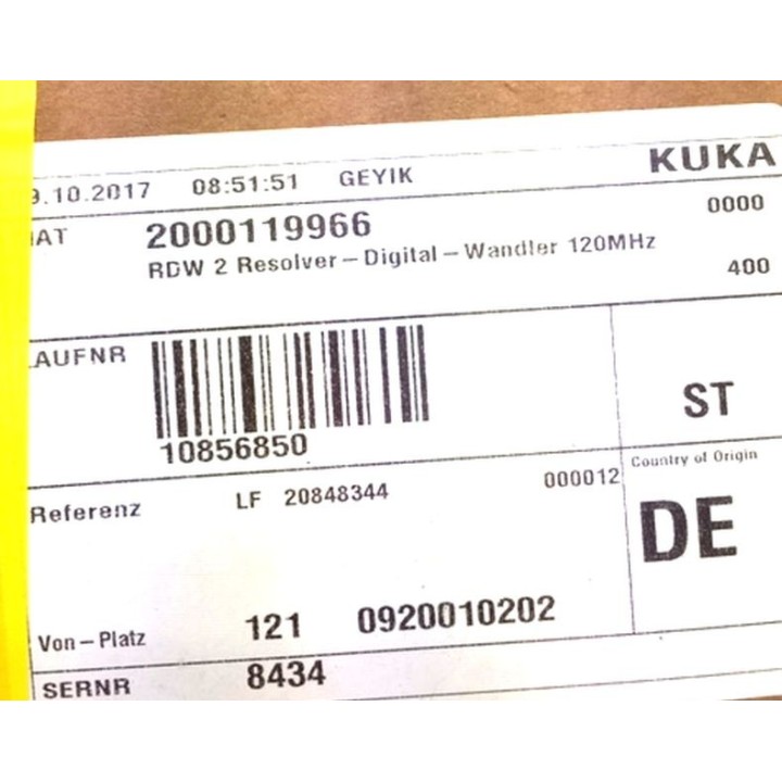 Carte KUKA KRC2 2000119966