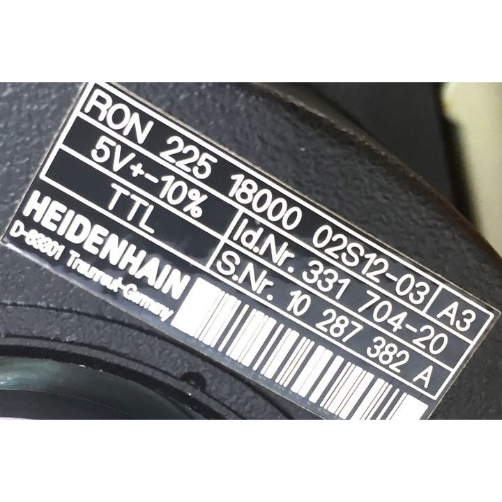 Codeur incrémental HEIDENHAIN RON 225 18000 02S12-03