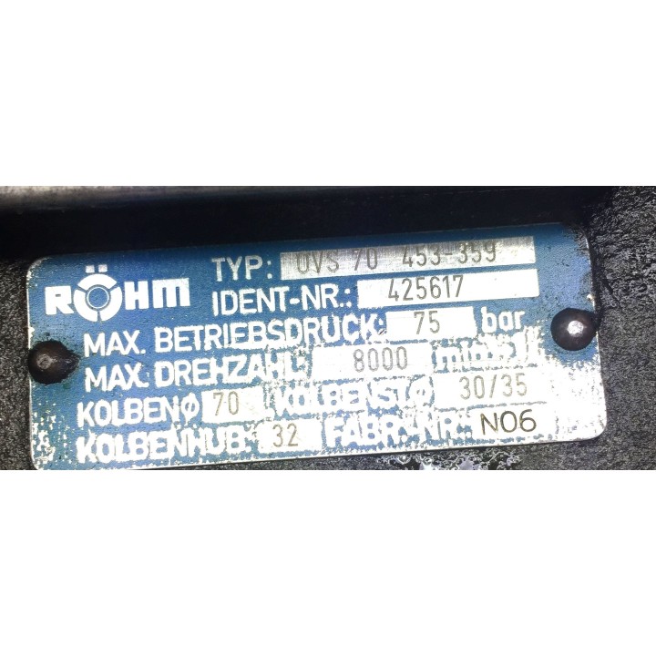 ROHM OVS 70 453-359 chuck