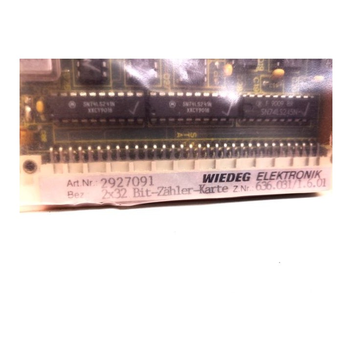 Carte 2x32 BIT-ZÄHLER WIEDEG ELEKTRONIK 636.031/1.6.01 pour KLINGELNBERG