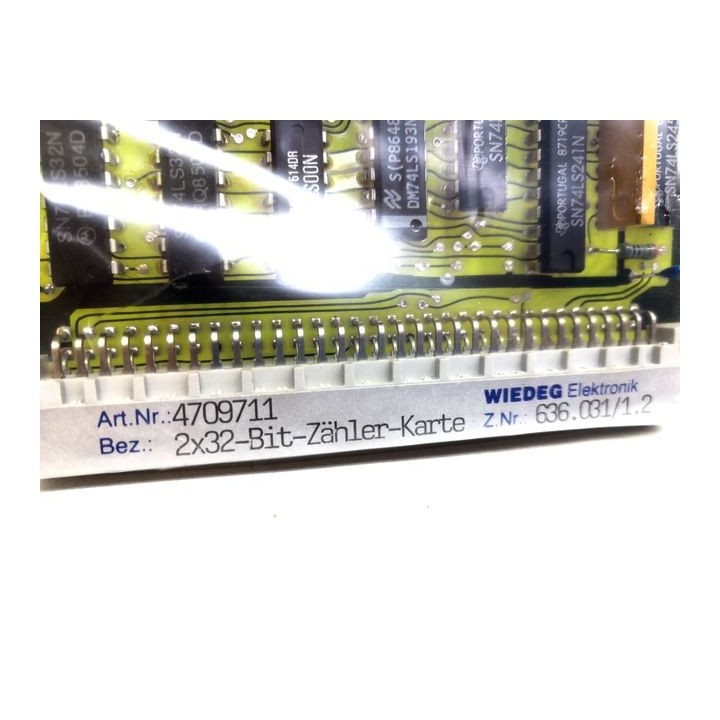 Carte 2x32 BIT-ZÄHLER WIEDEG ELEKTRONIK 636.031/1.6.01 pour KLINGELNBERG