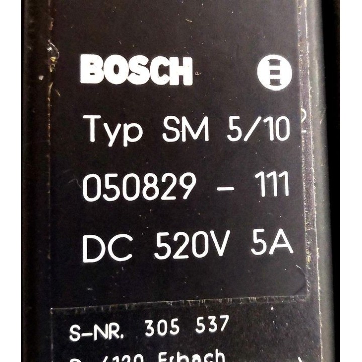 BOSCH SM 5/10 050829-111 axis drive