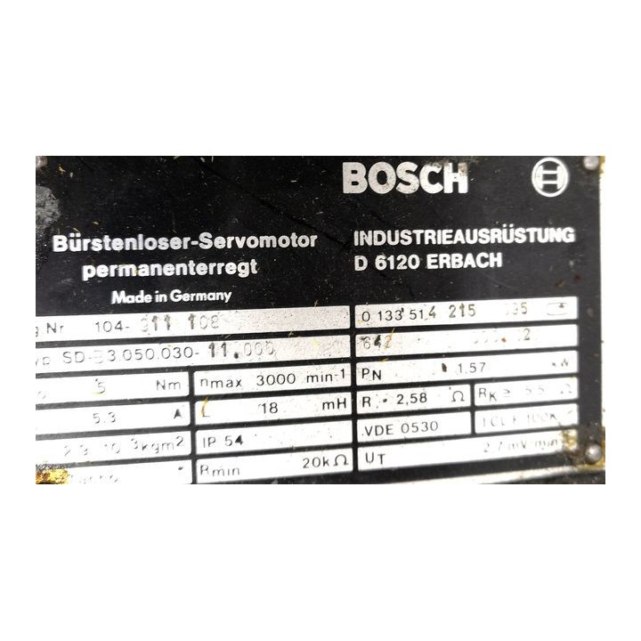 BOSCH SD-B3.050.030-11.000 servomotor