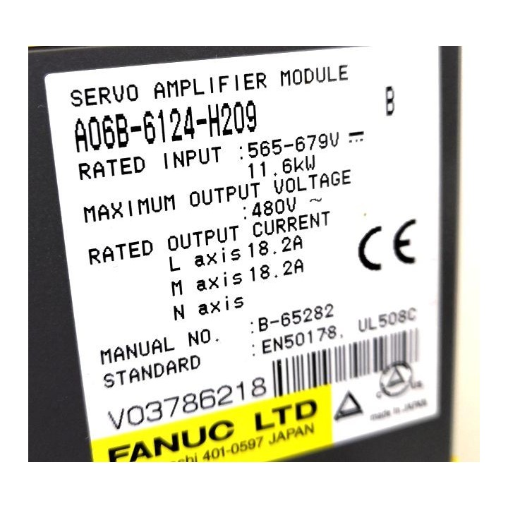 Variateur servo amplifier FANUC A06B-6124-H209