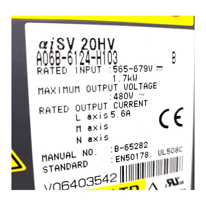 Servo amplifier FANUC A06B-6124-H103