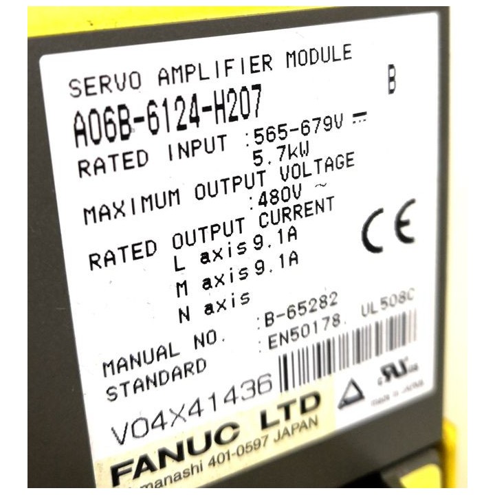 FANUC A06B-6124-H207 SERVO AMPLIFIER
