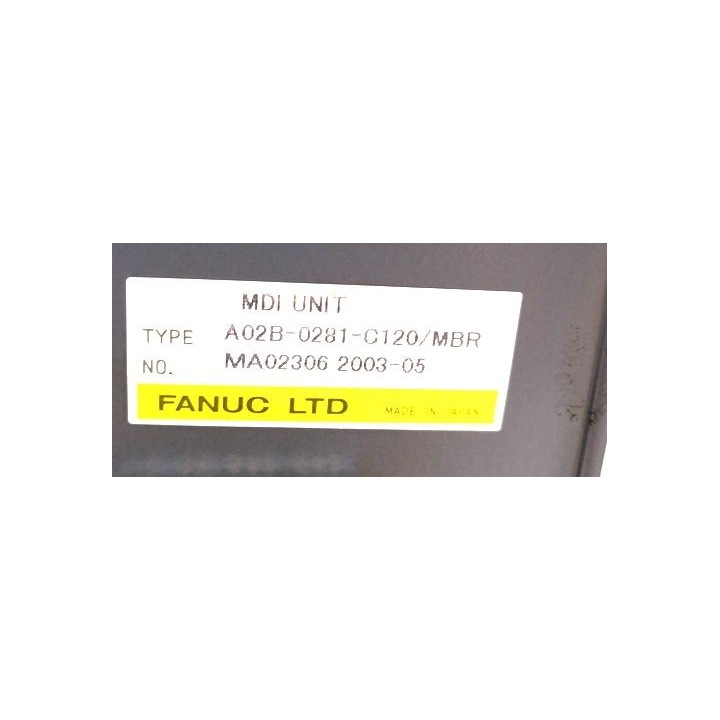 Pupitre keyboard FANUC A02B-0281-C120/MBR