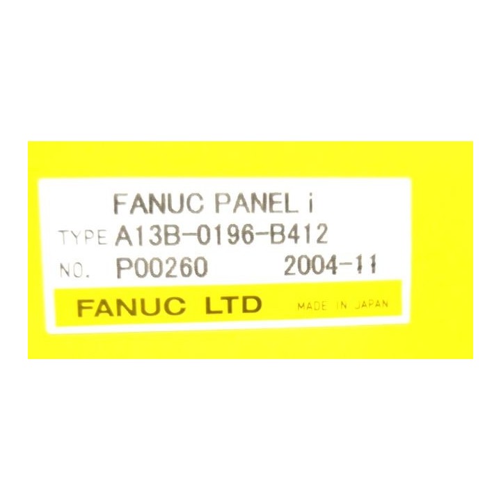 15" FANUC 08B-0084-B402 PANEL-i monitor A13B-0196-B412