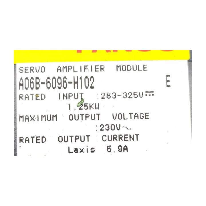 Variateur servo amplifier FANUC A06B-6096-H102