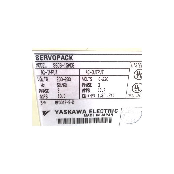 Variateur YASKAWA SGDB-15ADG