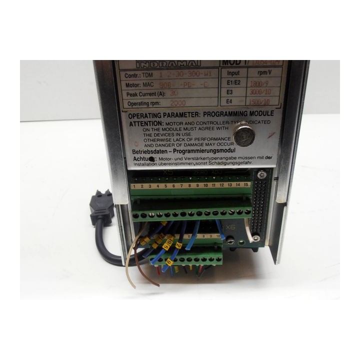 Indramat TDM 1,2-30-300-W1 servo drive