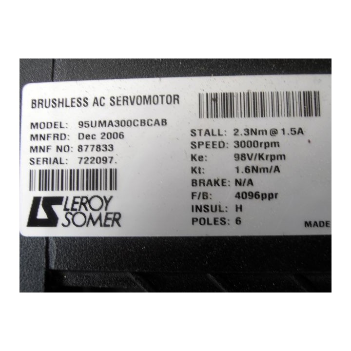 Moteur Leroy Somer 95UMA300CBCAB