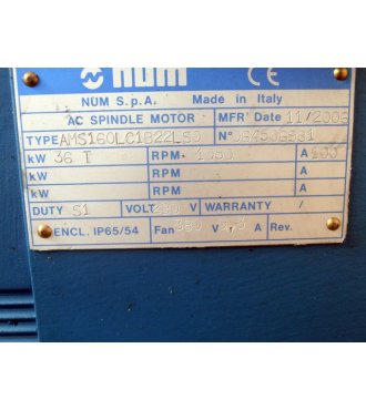 Num-Drehspindelmotor AMS160LC1B22LS0