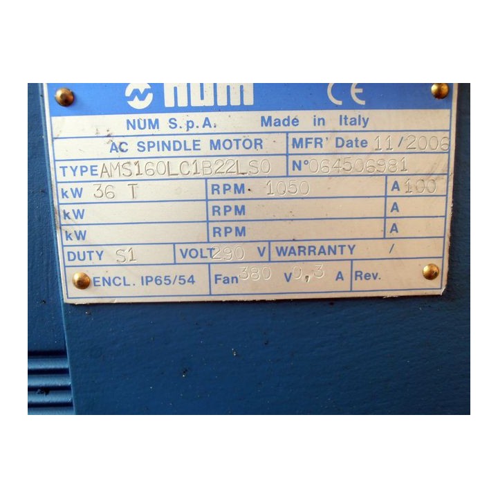 Motor de husillo de torneado numérico AMS160LC1B22LS0