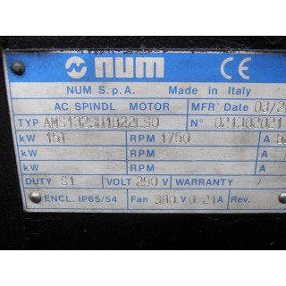 Num AMS132SH1B22LS0 Spindle motor