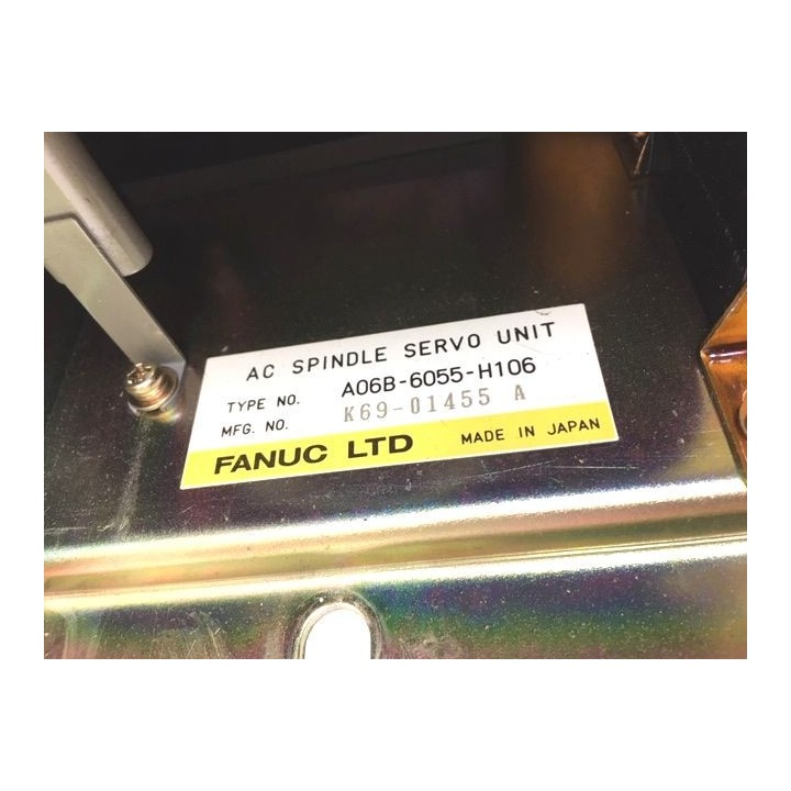 FANUC A06B-6055-H106 ac spindle drive