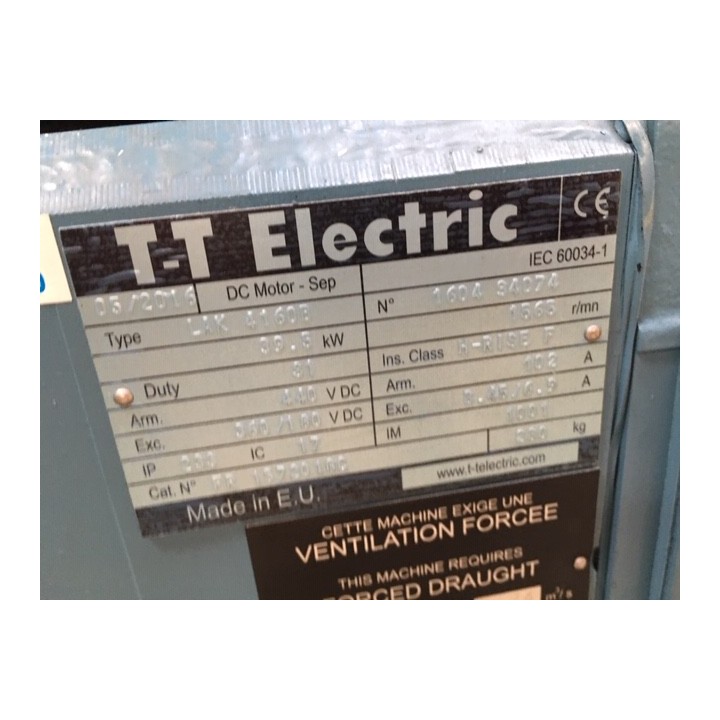 Moteur courant continu T-T ELECTRIC 39,5 kW