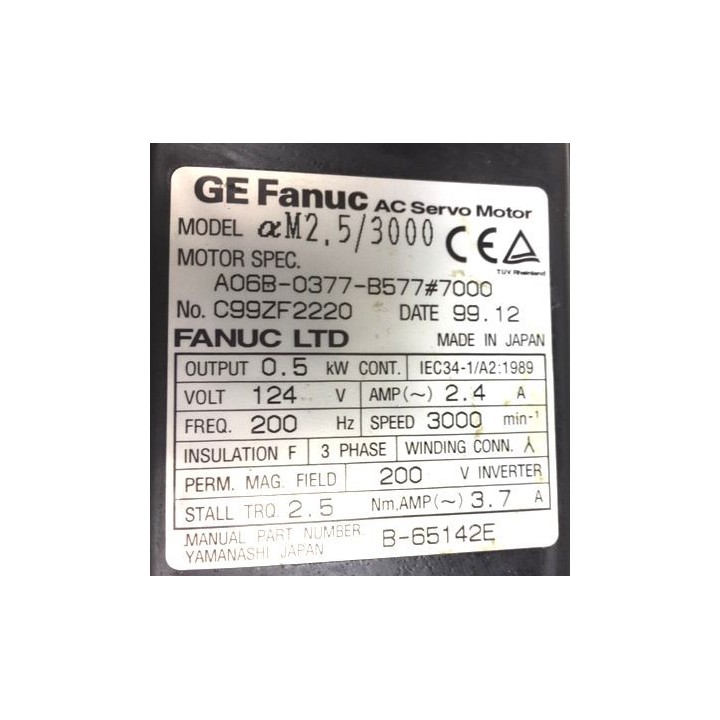Moteur FANUC A06B-0377-B577 7000