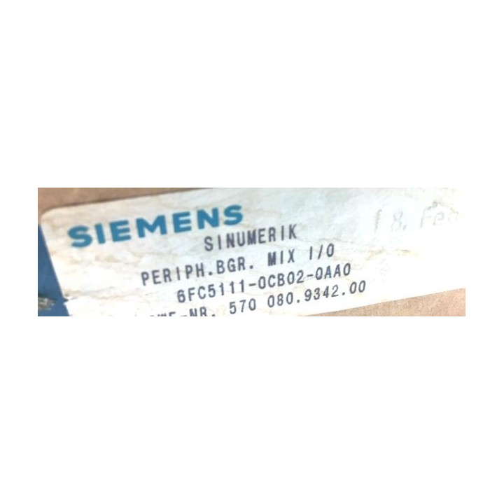 Carte SIEMENS 6FC5111-0CB02-0AA0