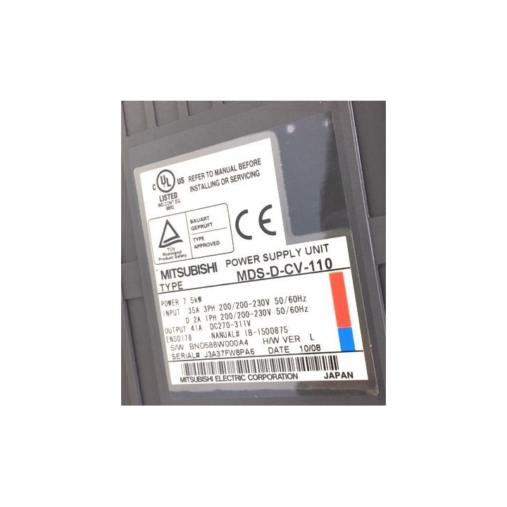 MITSUBISHI MDS-D-CV-110 power supply